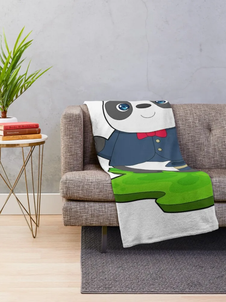 Panda Wizard Magic wand Throw Blanket Beautifuls Blankets For Sofas Blankets