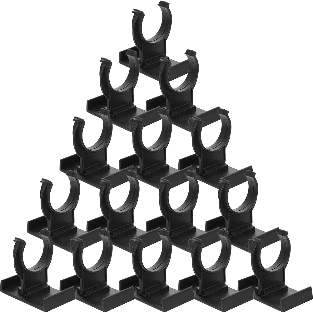 24 Pcs Kitchen Leg Clips Adjustment Foot Buckle Furniture Plinth Black Legs Baseboard