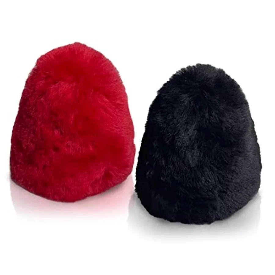 

Medium Dual 100% Lambs Wool Buffer Covers Fit 2.5"Dia x 3.5"High - Sunpentown Shoe Polishers