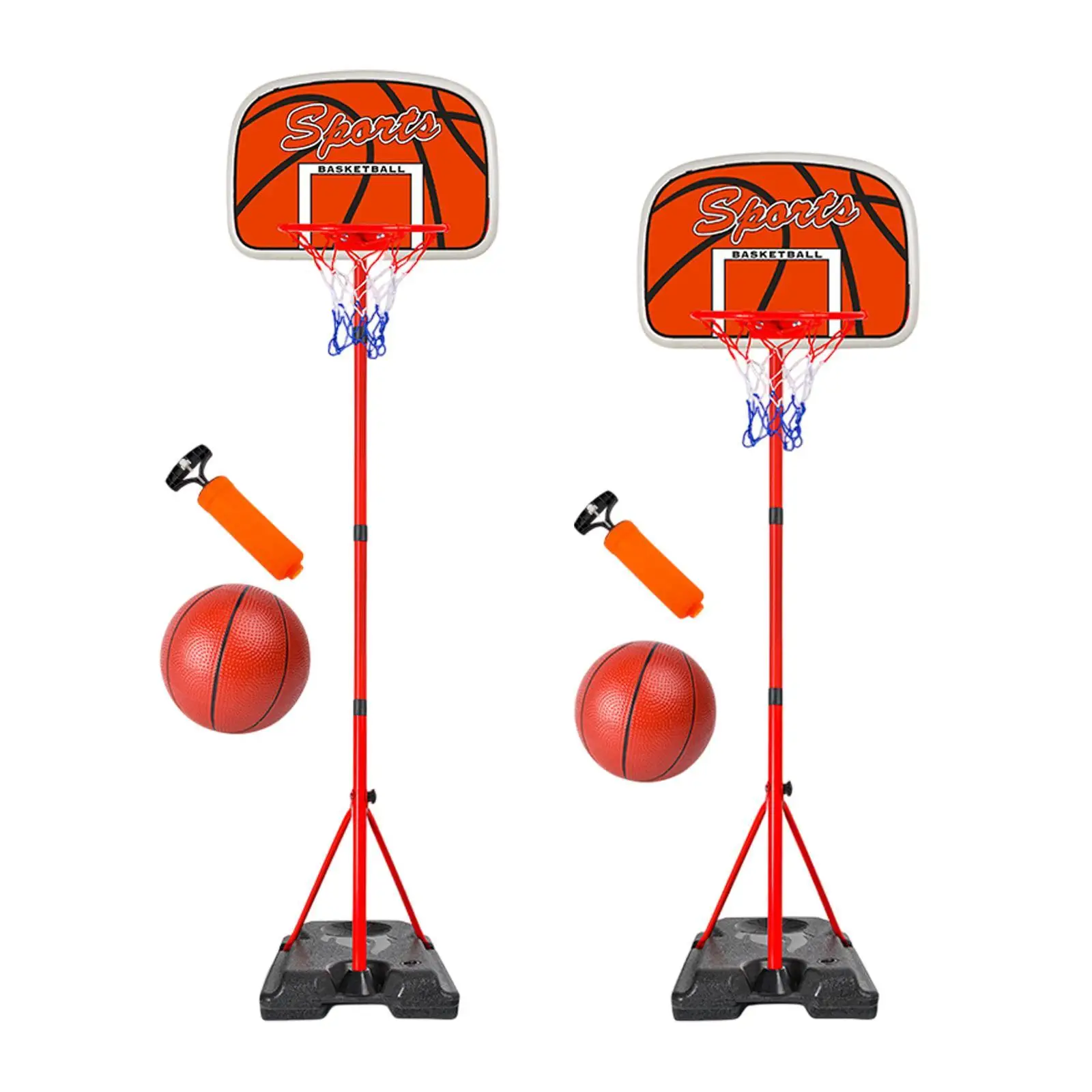 

Kids Basketball Hoop and Ball Set Basketball Stand for Training Outdoor