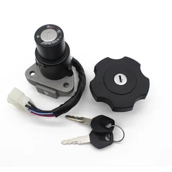 Motorcycle Ignition Switch Gas Fuel Tank Cap Seat Lock Set W/ Key for Yamaha XT225 Serow 225 XT600 TW200 03-17 DT200 DT200R