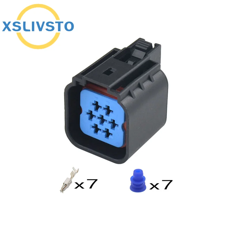 

1/5/10/20 комплектов, 7-контактный 3,5 мм WPT-596 (контактный) 3U2Z-14S411-YGA, 7-контактный водонепроницаемый автомобильный разъем, гнездовой пластиковый провод, кабельный разъем