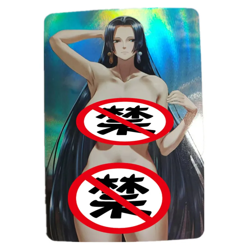 1Pcs/set Anime One Piece Nami Hancock Zoro Yamato Sexy Nude Card Diy Classic Game Comic Gift Toy Collection Card