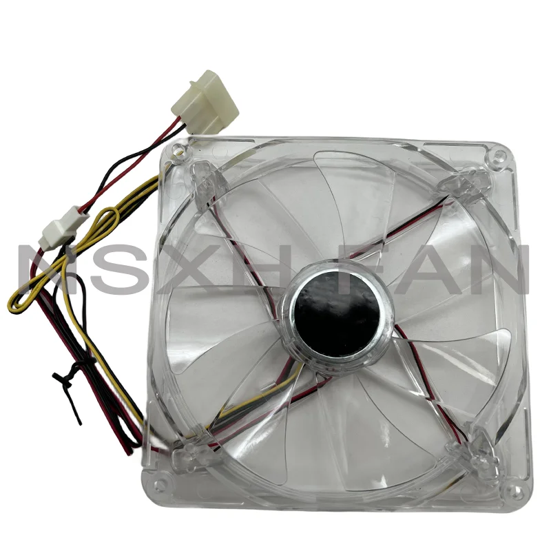 Best Silent Quiet 140mm Pc Case Cooling Fans 14cm 12V 4D Plug Computer Coolers Red LED 14025L12S