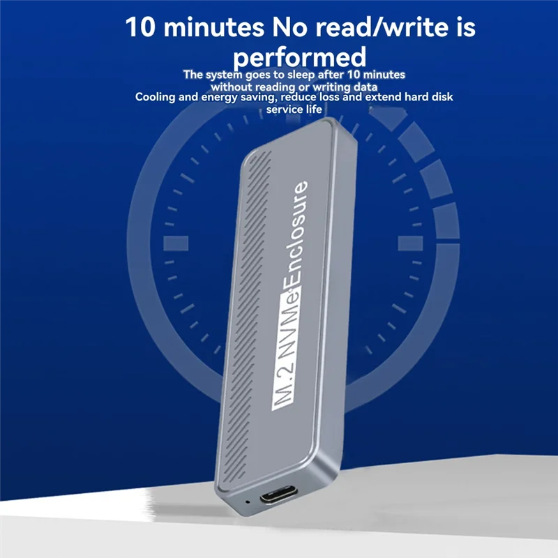 

Qy-20Gbps M.2 NVME SSD Enclosure USB 3.2 GEN 2X2 Type C External Case For2230/2242/2260/2280 M/B +M Key