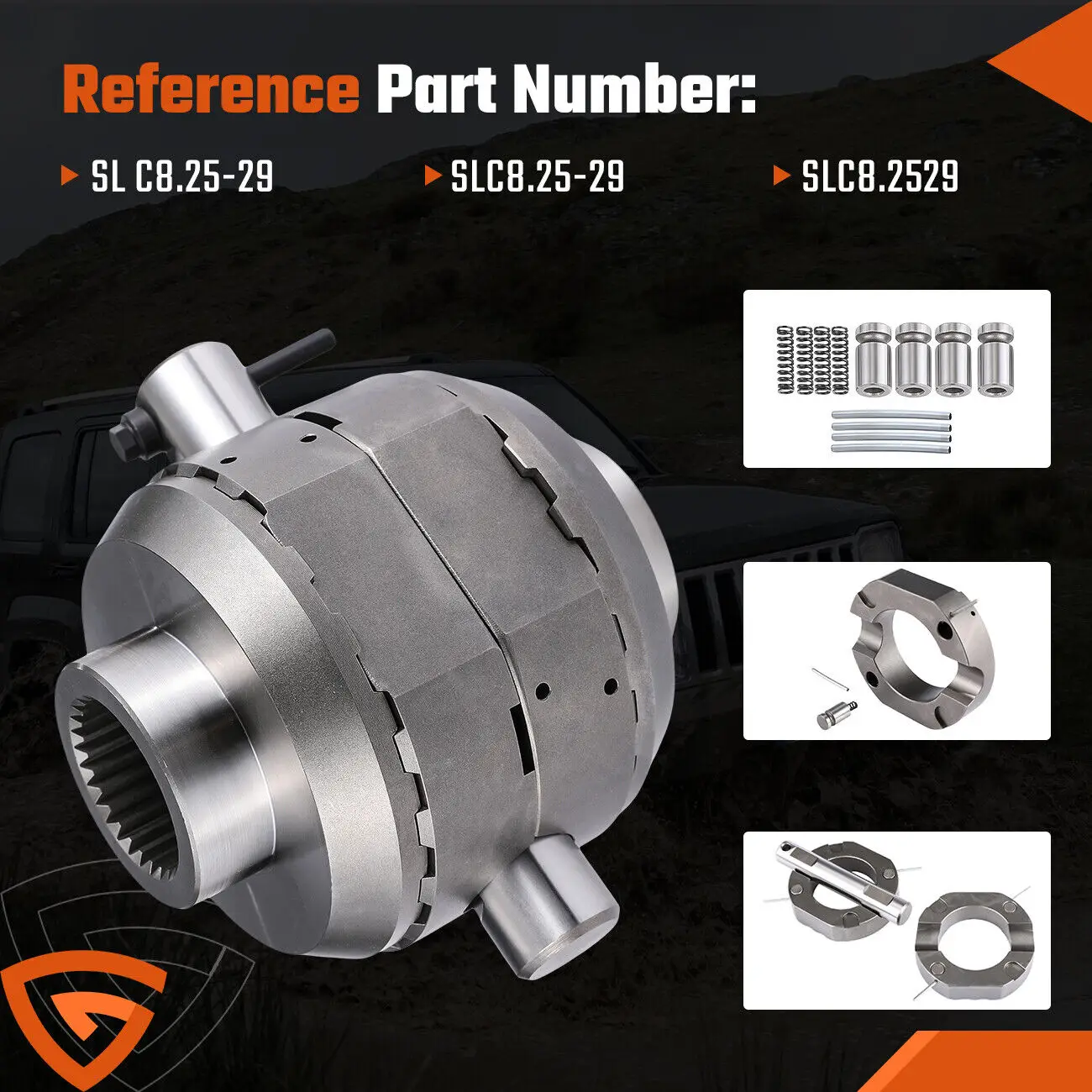 Nuovissimo armadietto differenziale SLC82529 per Jeep Cherokee XJ Chrysler 8,25" 29 scanalature