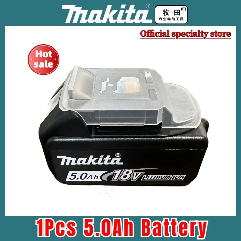 100% originele Makita elektrisch gereedschap batterij, 6.0Ah Makita 18V batterij, voor Makita BL1860B BL1840 BL1830B BL1850B BL1850 BL1815 ? ♻