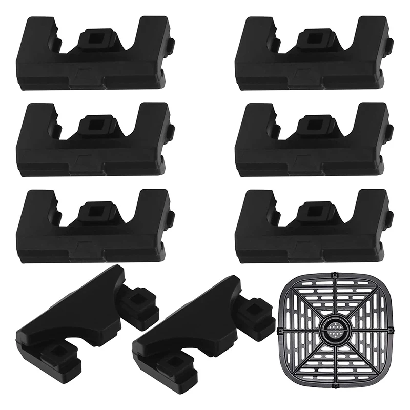 

4/8 PCS Rubber Feet for Instant Vortex COSORI Dreo Air Fryers,8 PCS Premium Rubber Bumpers,Rubber Anti-Scratch Protective Covers