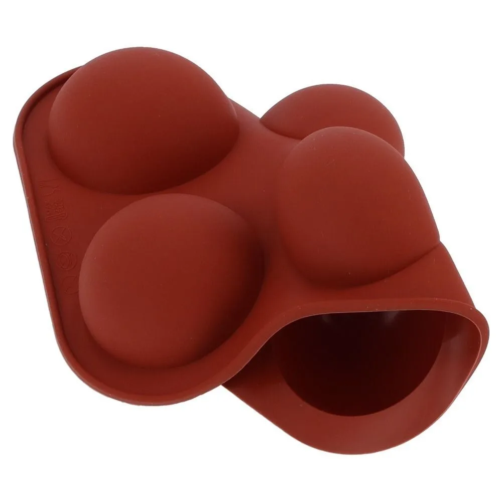 6 Cavity Hemisphere Silicone Mold 36 Cavity Thickened Dome Chocolate Mold Silicone Round Dome Shape Mousse Dessert Mold