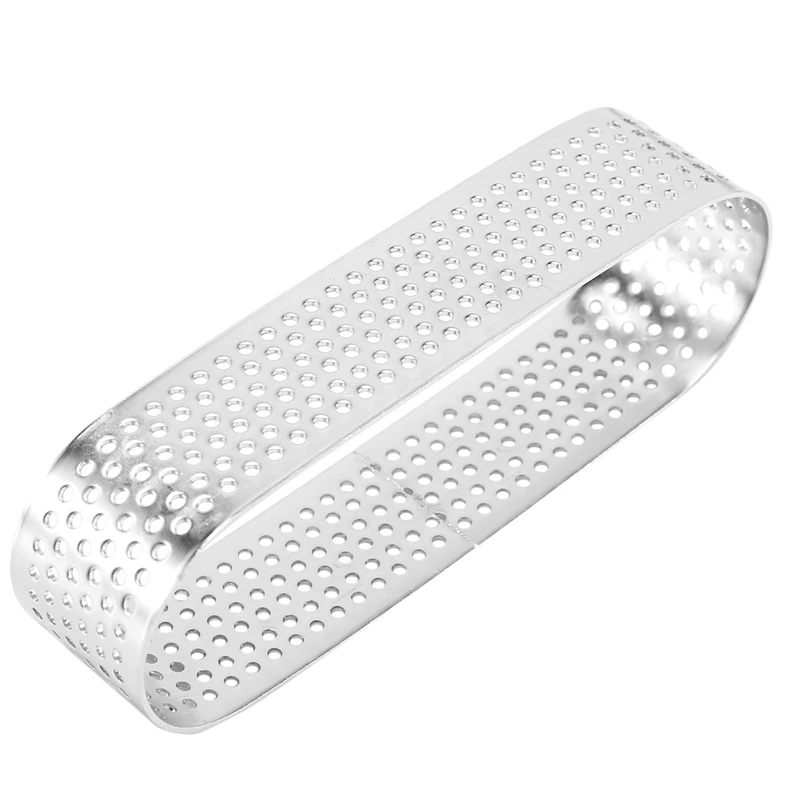 

32Pcs Oval Tartlet Molds French Dessert Mousse Fruit Pie Tart Ring Quiche Cake Mold, Stainless Steel Tart Mousse Ring