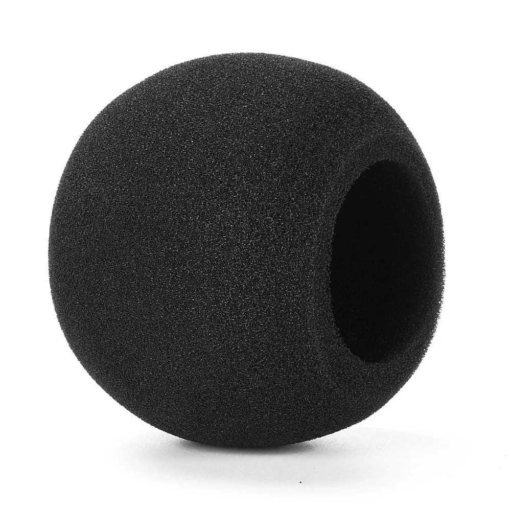 Replacement Mic Windscreen Cover Flocked Sponge Foam Windproof Microphone Pop Filter Pop Filter Cover for Shure SM58 / SM48 - view 2