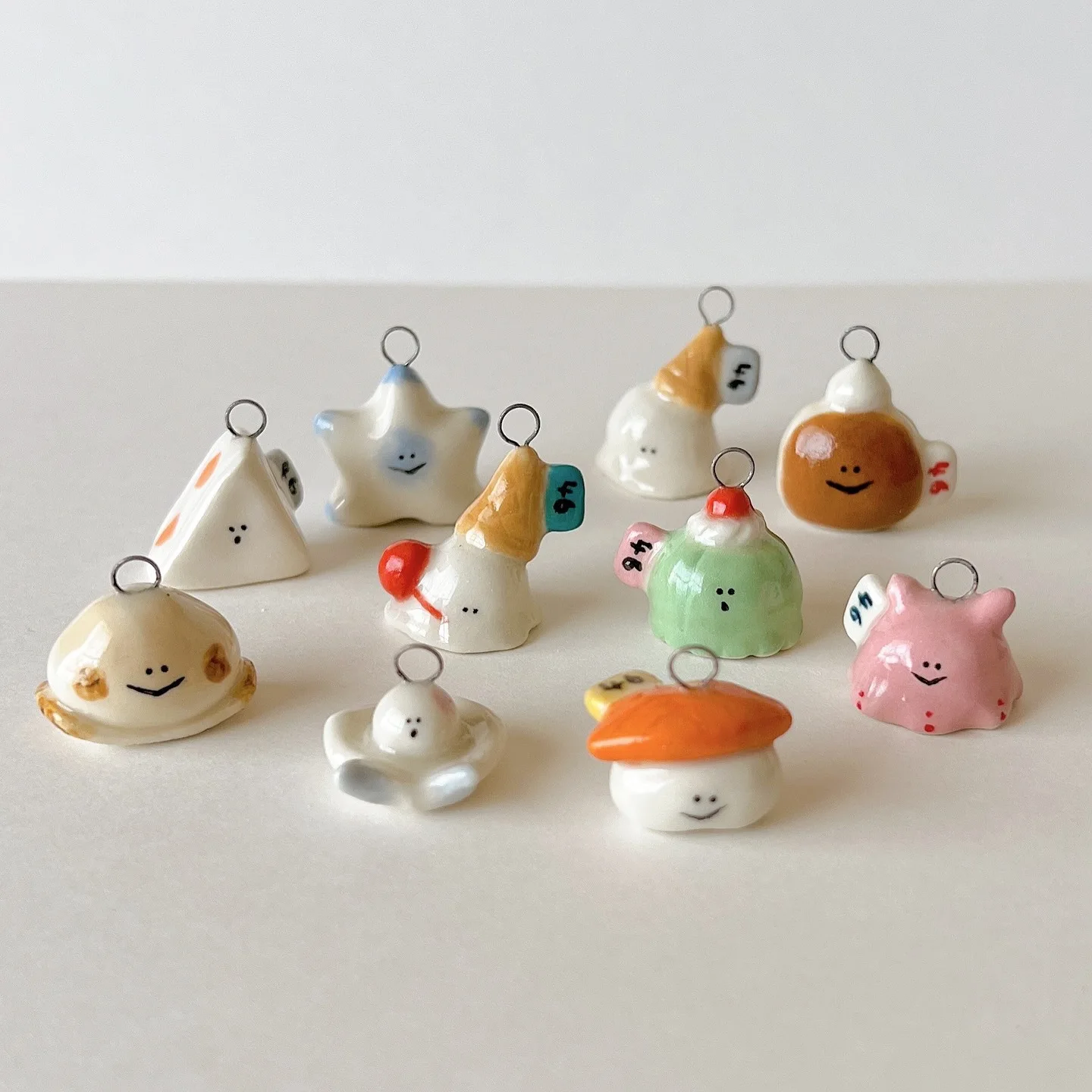 

Kawaii Food Pendant Bun Sandwich Mushroom Ice Cream Cake Charm Handmade DIY Jewelry Making for Necklace Keychain Bracelet Access