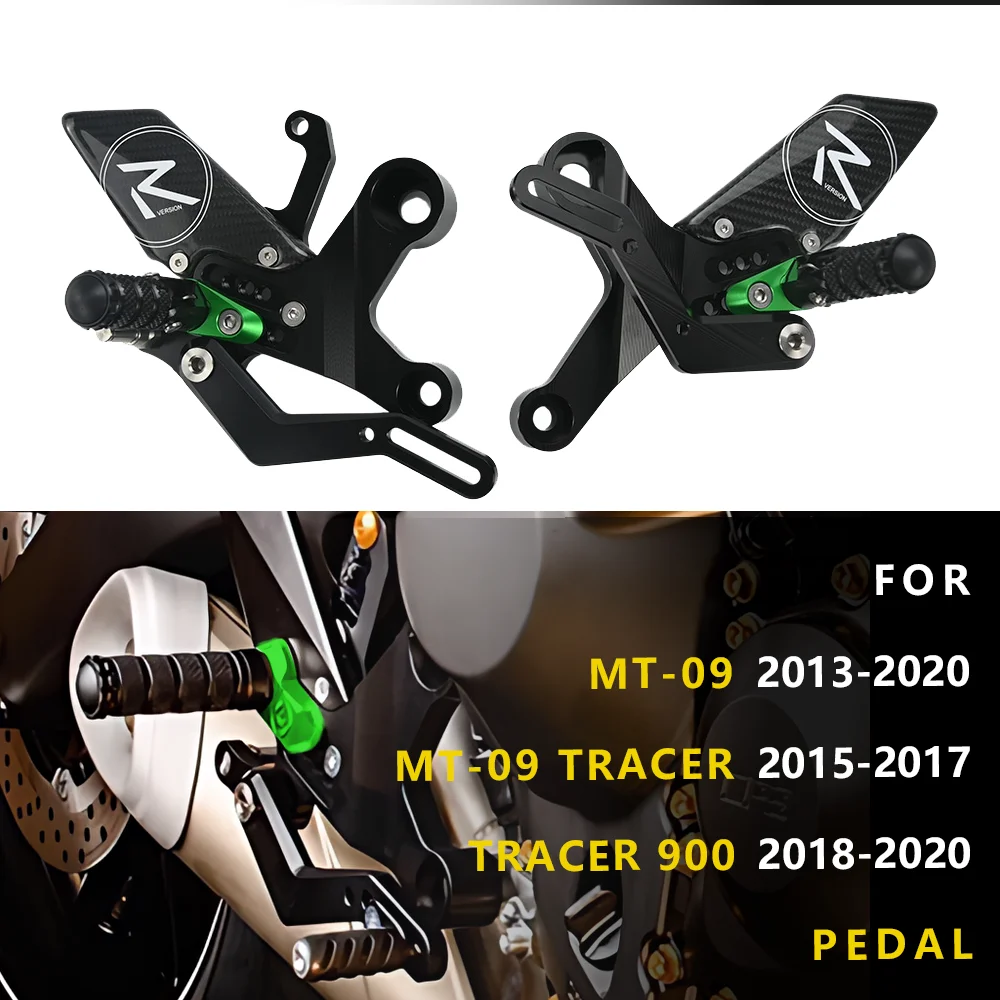 

MTKRACING For YAMAHA MT-09 13-20 MT-09 Tracer 15-17 Tracer 900 18-20 Step up pedal adjustable rear foot pedal gear lever brake
