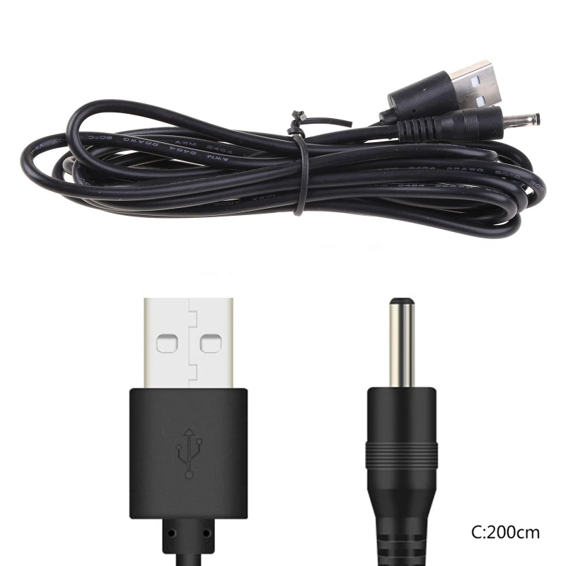 USB a 3,5 mm USB A macho a conector 3,5 Adaptador cargador fuente alimentación 5 V