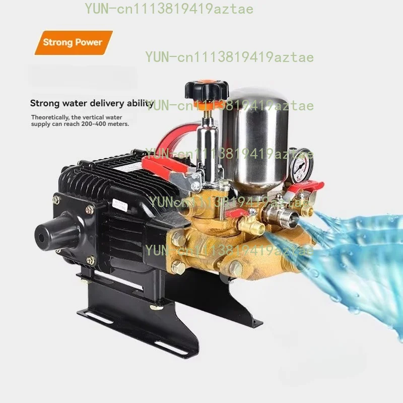 60/26 Spray Machine Three Cylinder Plunger Pump Agricultural High-Pressure Sprayer Automatic Pressure Relief Free Butter