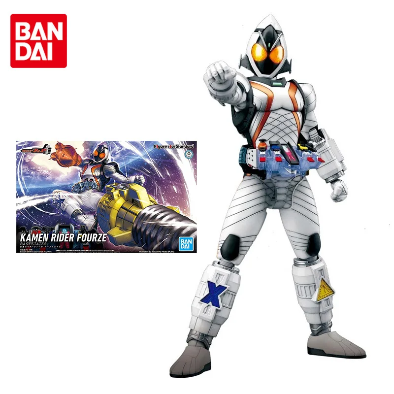 Bandai Kamen Rider Anime Figure-rise Fourze Basestates Genuine Model Collection Decoration Anime Action Figure Toys for Children