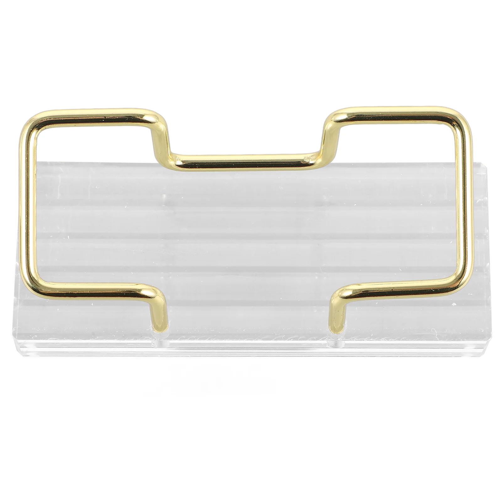 

Corrugated Acrylic Business Card Holder Transparent Desk Name Cards Stand Display Office Supplies Sturdy Wear Resistant