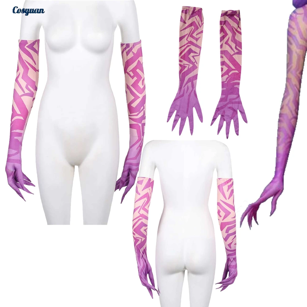 

2025 мультфильм «Охотник на демонов» KPop, костюм рукава Руми для косплея, аксессуары для вечеринки, маскировка, реквизит для ролевых игр на Хэллоуин