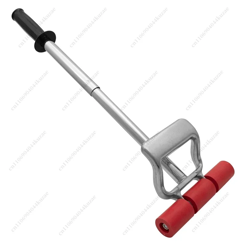 Heavy-Duty Retractable Floor Roller, Stainless Steel Press Roller for Laminate, Carpet, Tile & Wall Coverings