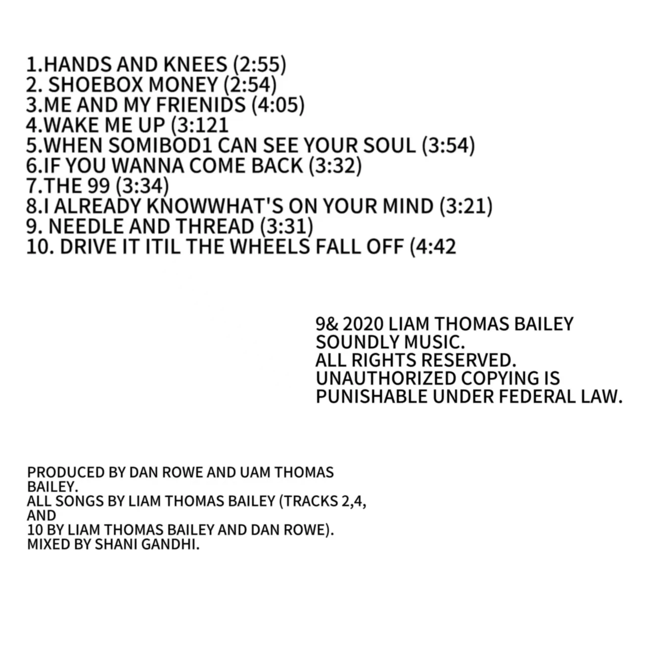 CD Two Bird Stone《Mane e ginocchia》Una storia di compromissaggio e impegno in una relazione. 11 settembre 2020