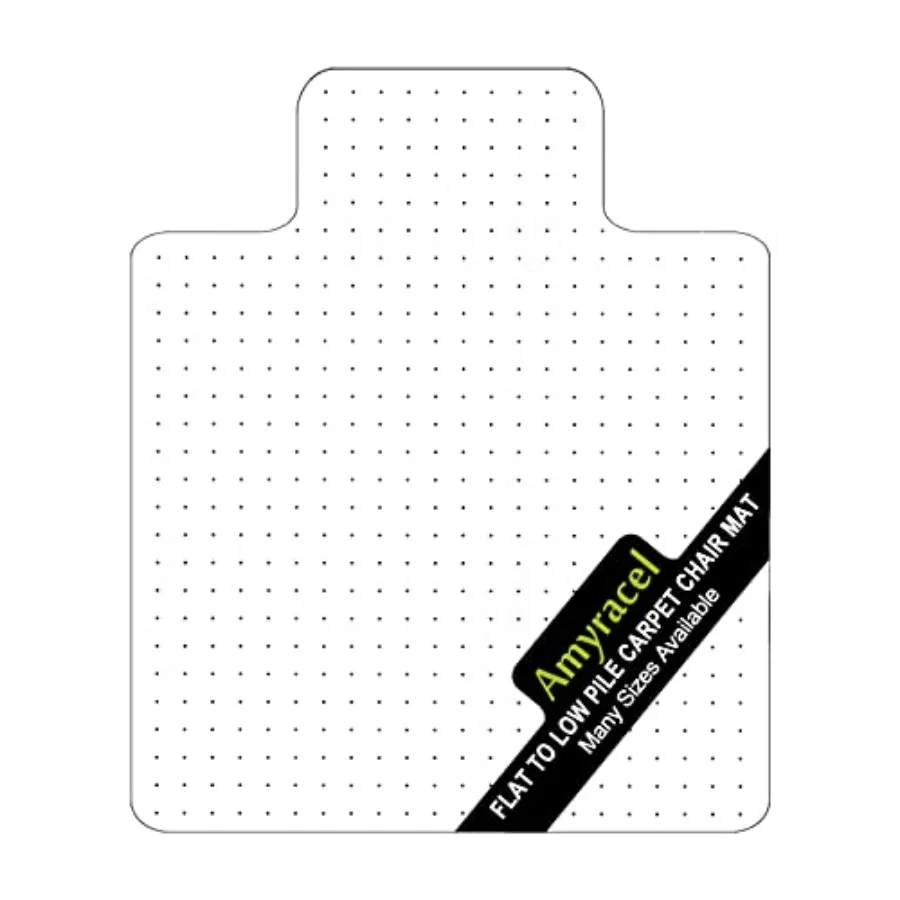 

Chair Mat, 48'' x 36'' Clear Computer Desk Chair Mat Low Pile ed s, Easy Glide Plastic Mat Office Chair on Protection