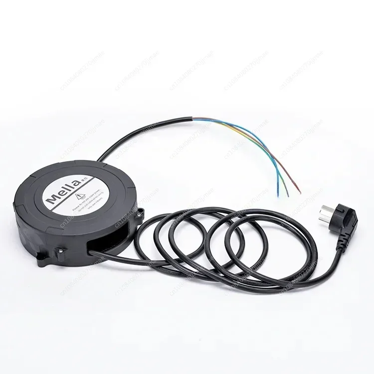 

H05VV-F 3G 0.75m² 4.5meters cable reel drum electric cord reel retractable with plug