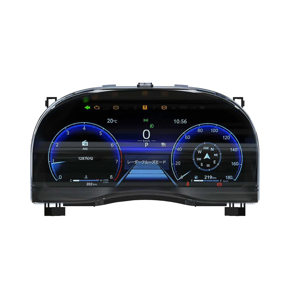 Foforfor 12.3inch Car LCD Instrument for  Alpha 20Series Upgraded 40Series Digital Cluster Speedometer Gauge Dashboard