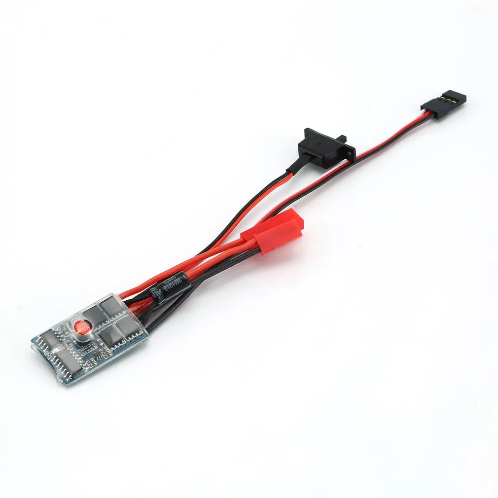 1szt 10A ESC Szczotkowy regulator prędkości do 1/16 1/18 1/24 RC Car Crawler WPL C24 B16 B24 B36 RC Boat