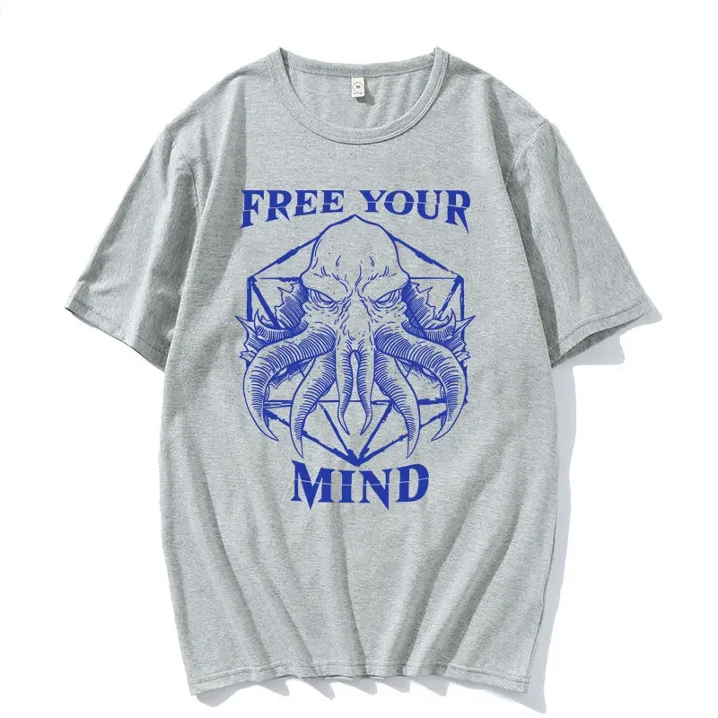 Limited Mind Flayer Baldur Gate 3 Graphic T Shirt abbigliamento uomo Fashion Cool Tshirt Unisex Casual Cotton T-Shirt manica corta