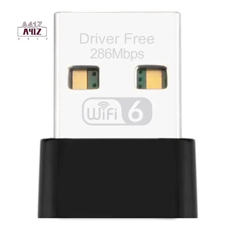 adaptador-a41z-wifi-6-ax305-placa-de-rede-mini-usb-dongle-24ghz-80211ax-recepcao-de-sinal-para-laptop-windows-10-11-sem-necessidade-de-driver