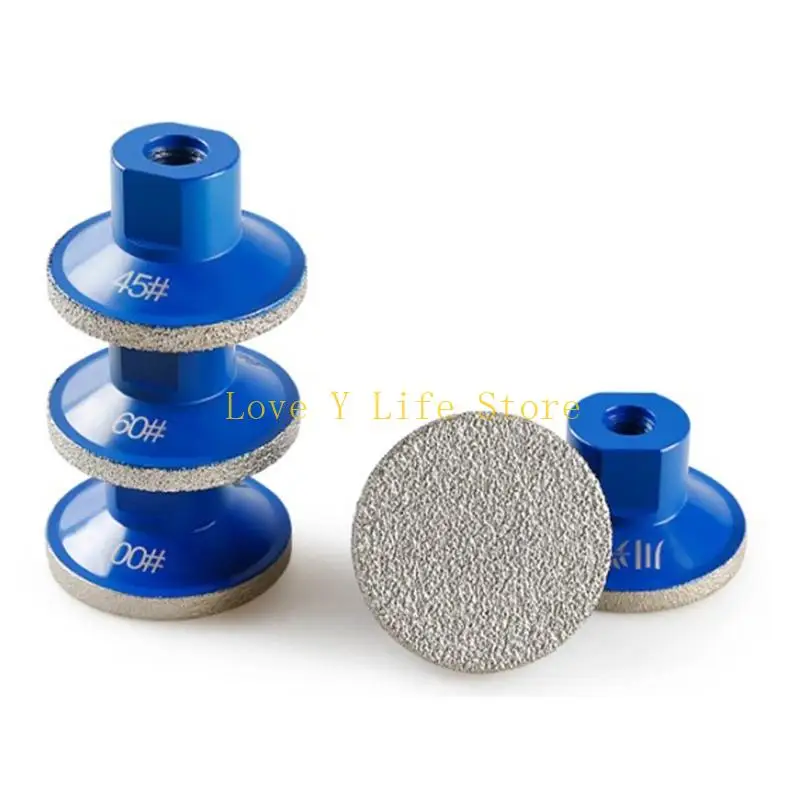 L74C High Performances 2 Inch Diamonds Grinding Head Arbor Suitable With Grinder Tool Diamonds Grinding Wheel