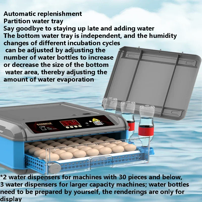 incubator Chick parrot rutin chicken water bed hatching machine box Small home incubator