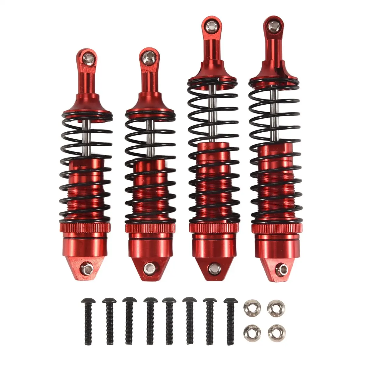 A48U Metal Front and Rear Shock Absorber for Traxxas Slash 4X4 VXL 2WD Rustler Stampede Hoss 1/10 RC Car Upgrades Parts,1