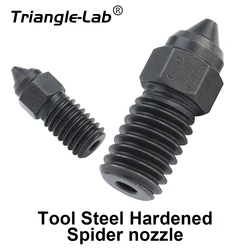 C Trianglelab spider nozzle Tool Steel Hardened For Ender3 V3 SE spider HOTEND High-temperature Carbon fiber glassfiber filament