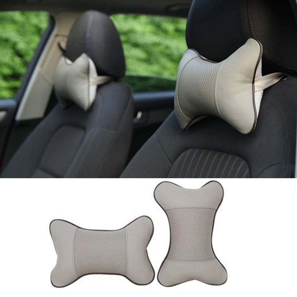 2PCS/Pair Car Seat Neck Pillow Cervix Protection Safety Auto Headrest Support Rest Cushion Accessories Pillow Universal for All