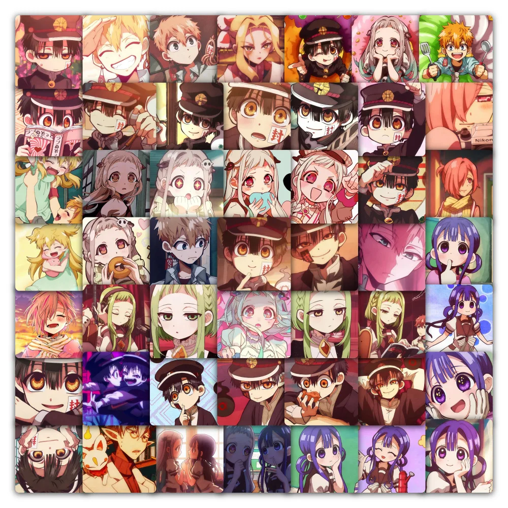 59Pcs Cartoon Anime Character Graffiti Stickers Yugi Amane Yashiro Nene Decoration Laptop Suitcase Phone Children's Gift Toys