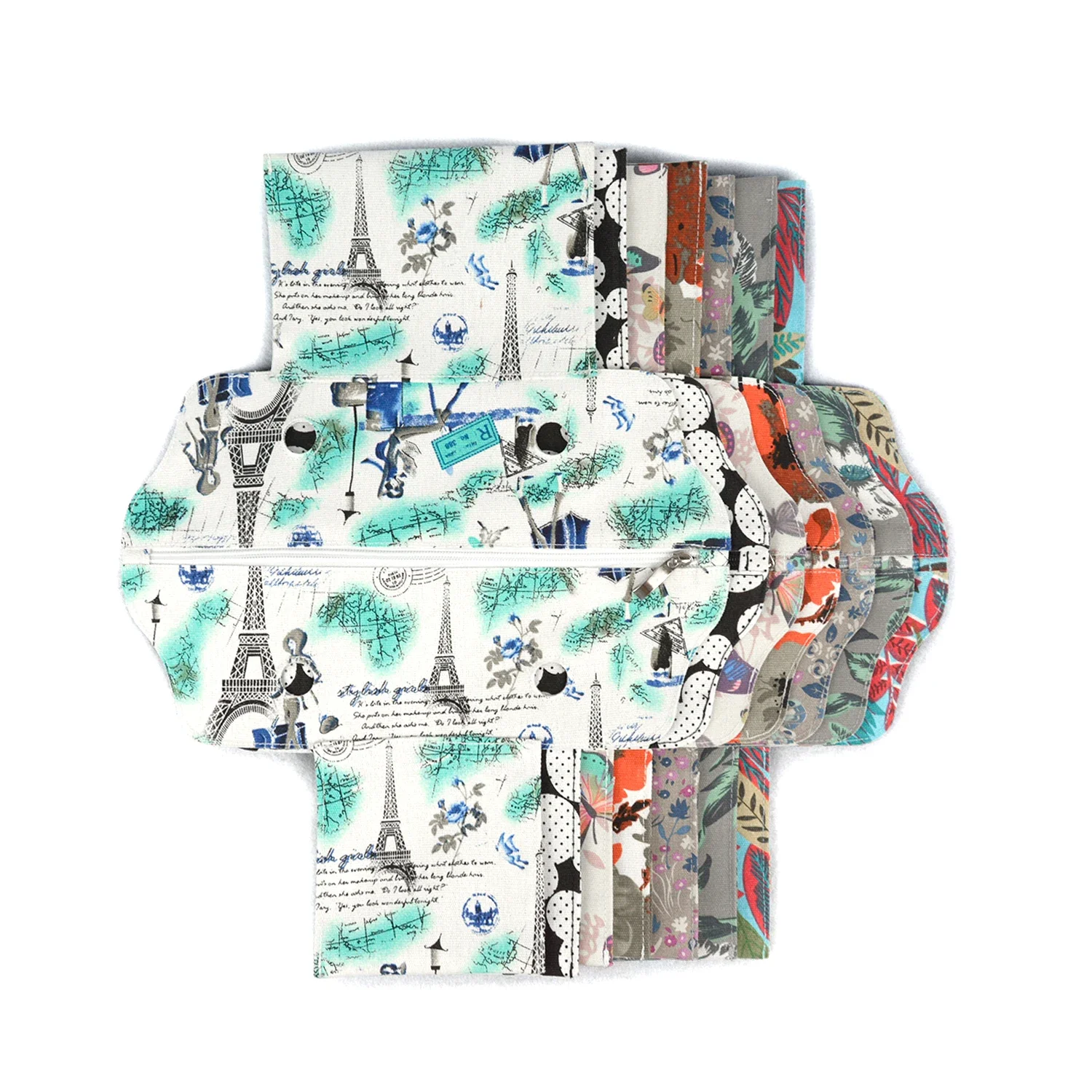 New 1 Pc Large Capacity Floral Canvas Fabric Organizer Inner Lining Insert for Obag Classic Standard Mini O Bag Accessory