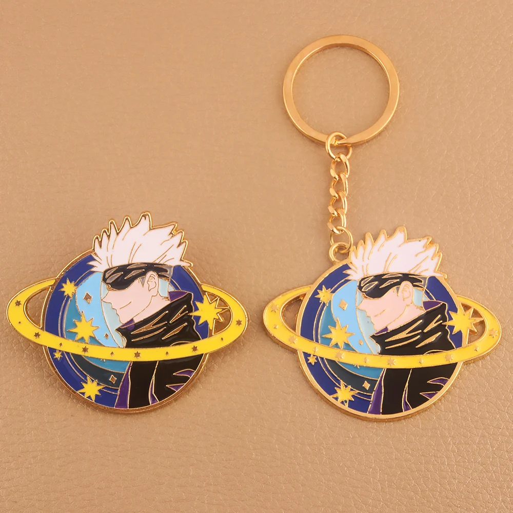 Anime Jujutsu Kaisen Keychain Nanami Kento Fushiguro Toji Gojo Satoru Main Characters Pendant for Men Fans Jewelry Gifts