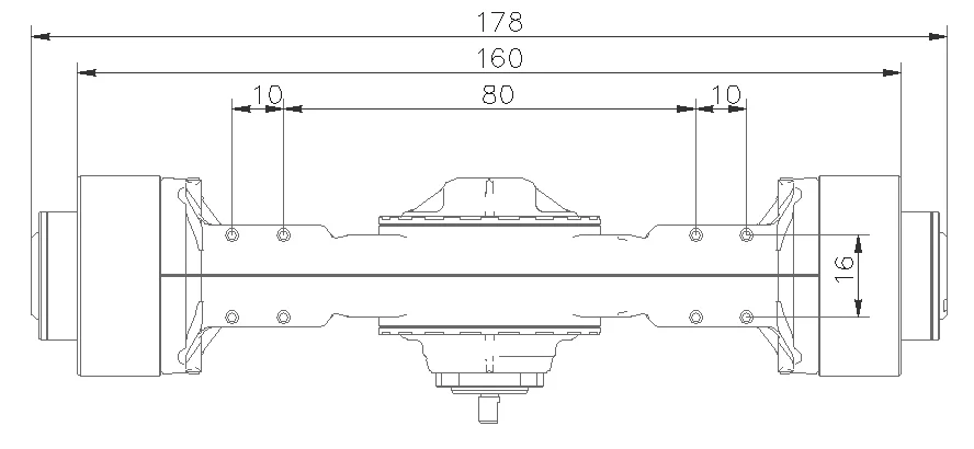 LESU RC 부품 속도 감속 금속 CNC 액슬 차동 잠금 장치, 1/15 체중계 로더 리모컨 모델 장난감 액세서리, TH02034