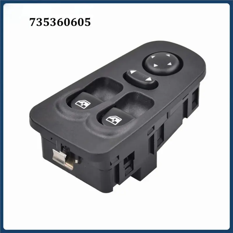 For Fiat Lancia Ypsilon 1.2 JTD 1.4 2003- 2011 Rearview Mirror Button Window Control Switch 735360605 735360604 Car Accessories