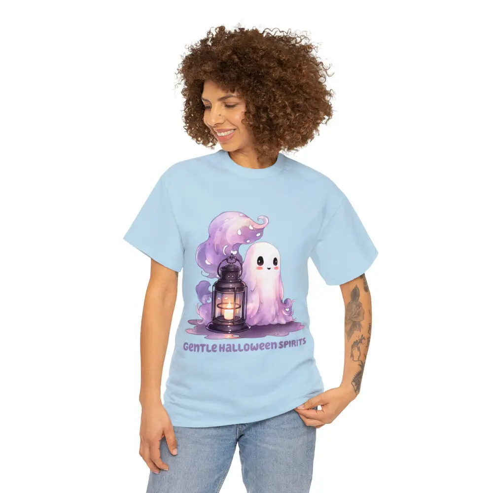 Halloween Gentle Ghosts T Shirt For Women And Men Unisex Tee Unisex T-shirts Cotton Luxury Brand Vintage Oversized