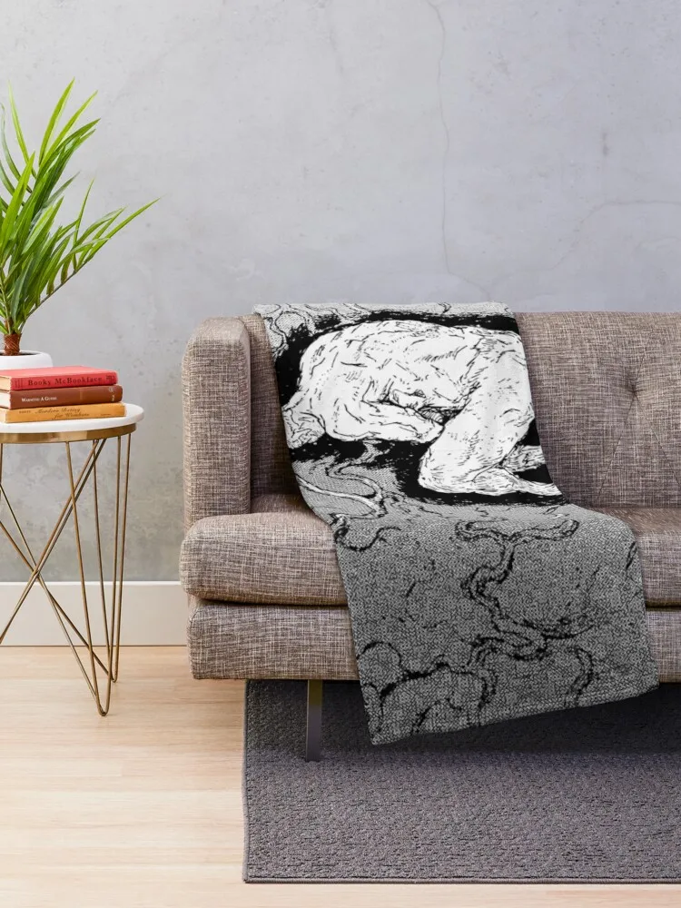 Dorohedoro devil tumor in your brain Throw Blanket Bed linens Winter beds Fashion Sofas Blankets