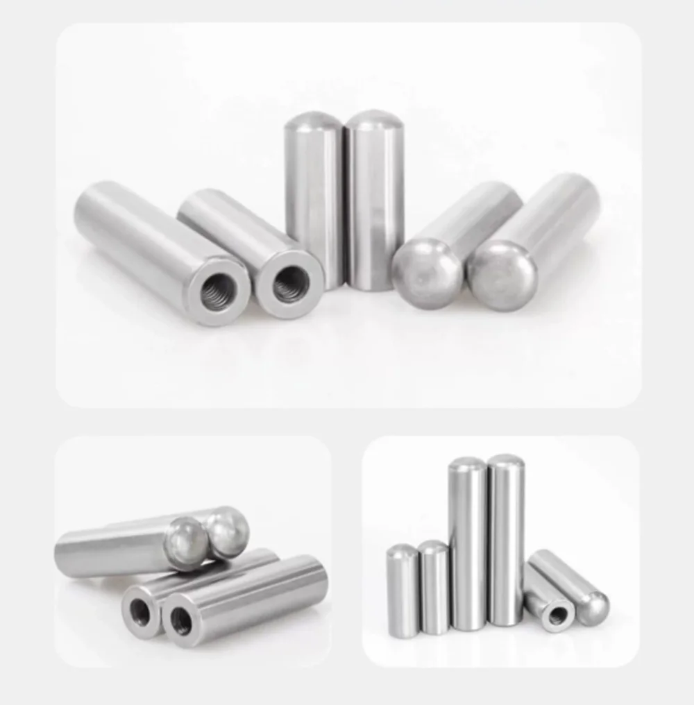 Zylindrische Innengewinde-Stiftbolzen, runde Schnellspann- und Positionierungsstifte, M3-M10, CNC-Werkzeug, Hardware, Drehmaschinenzubehör – Detail 10