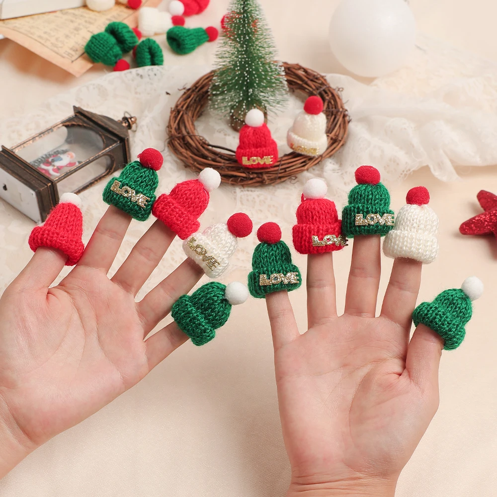 5/10Pcs Christmas Decoration M - Santa Hat Plush recension och pris
