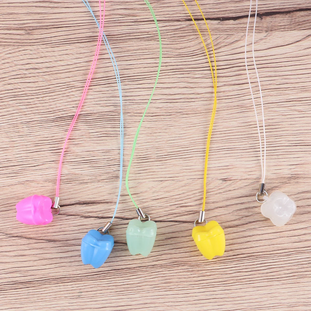 5 قطع من صندوق تخزين أسنان الأطفال، تصميم ناعم وناعم، آمن للأطفال، هدية منظم تذكارية لأسنان الحليب #3