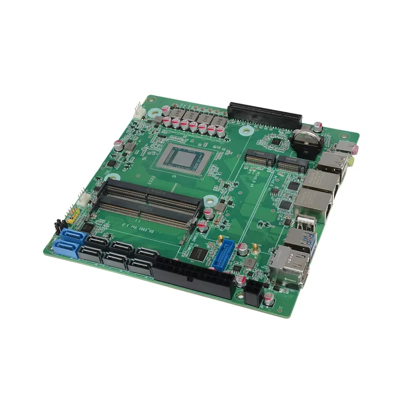 Topton N21 11-Bay ITX NAS Motherboard AMD Ryzen 9 5900HX 7 5825U 5600U 2*DDR4 3*NVMe 8*SATA 2*2.5G LAN Firewall Gaming Mainboard view 5