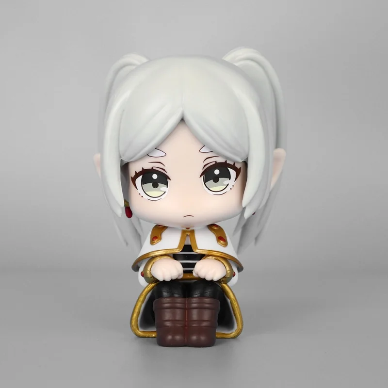Neue Frieren At The Funeral Niedliche Auto-Objekte Cartoon-Figur Kawaii Puppe 10cm Q-Version Dekoration Festival Kinder Feiertagsgeschenk