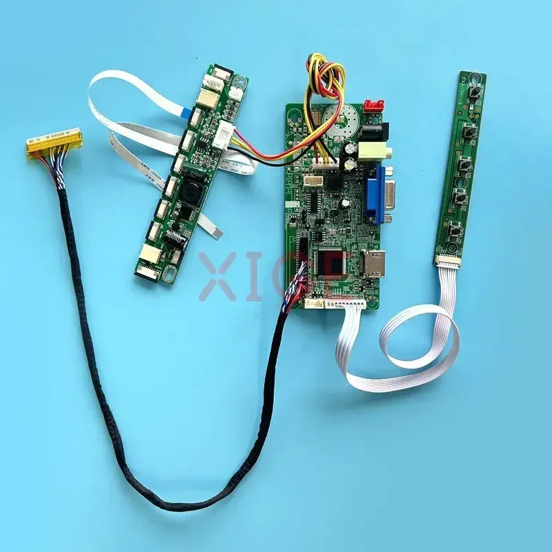 Para lm185wh2 m185b3 display lcd controlador placa de driver kit diy 18.5 "1366*768 lvds 30 pinos tela hdmi-alto-falante compatível vga