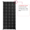 Solar panel 軽量ソーラーパネルモジュール,ポータブルパネル,アルミニウムフレーム,12v,24v,36vバッテリー,車,家庭,農場,ボート,rv,キャンプ,ヨット,100w,120w 150w 5