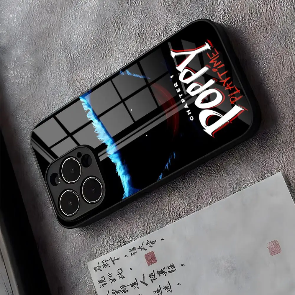 Horror-Video P-Poppys Game Playtimes Handyhülle für iPhone 17 Pro Max 16 15 14 Pro Max 13 11 X Xs Xr 8 7Plus Glasabdeckung